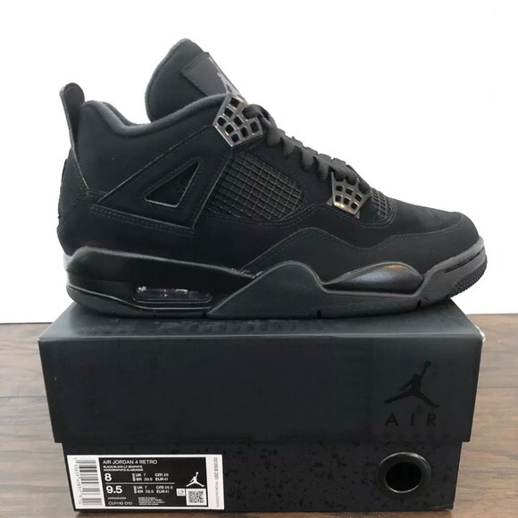 black cat 4s size 11.5